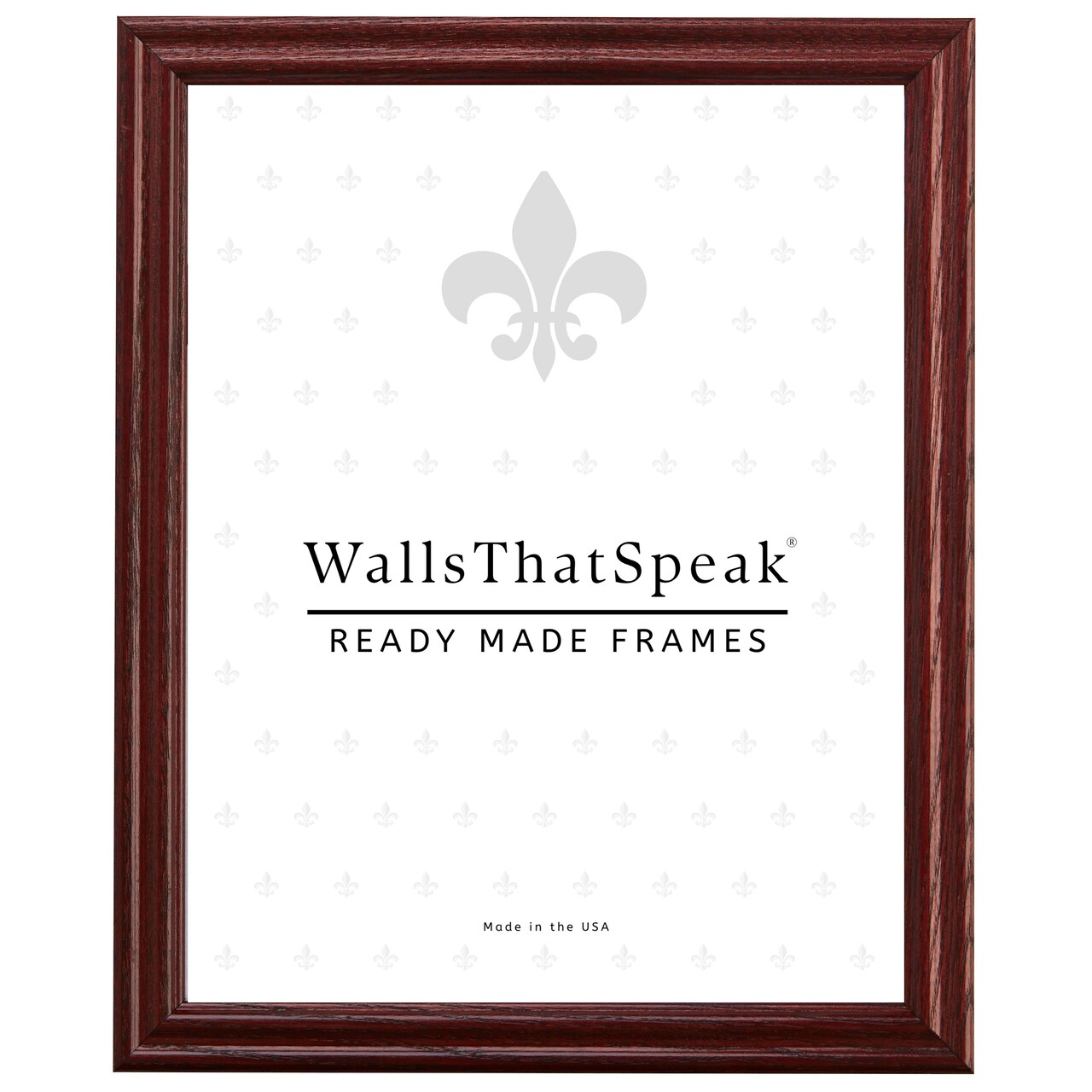 Wiltshire 200 .75", Dark Cherry Picture Frame by wallsthatspeak